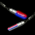 2" Red/ Blue LED Pendant with Lanyard